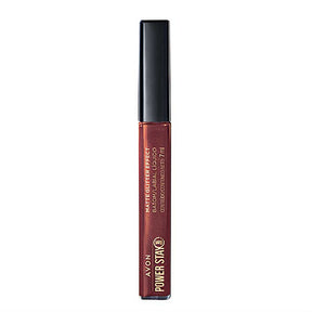 Batom Líquido Matte Glitter Effect Avon Power Stay