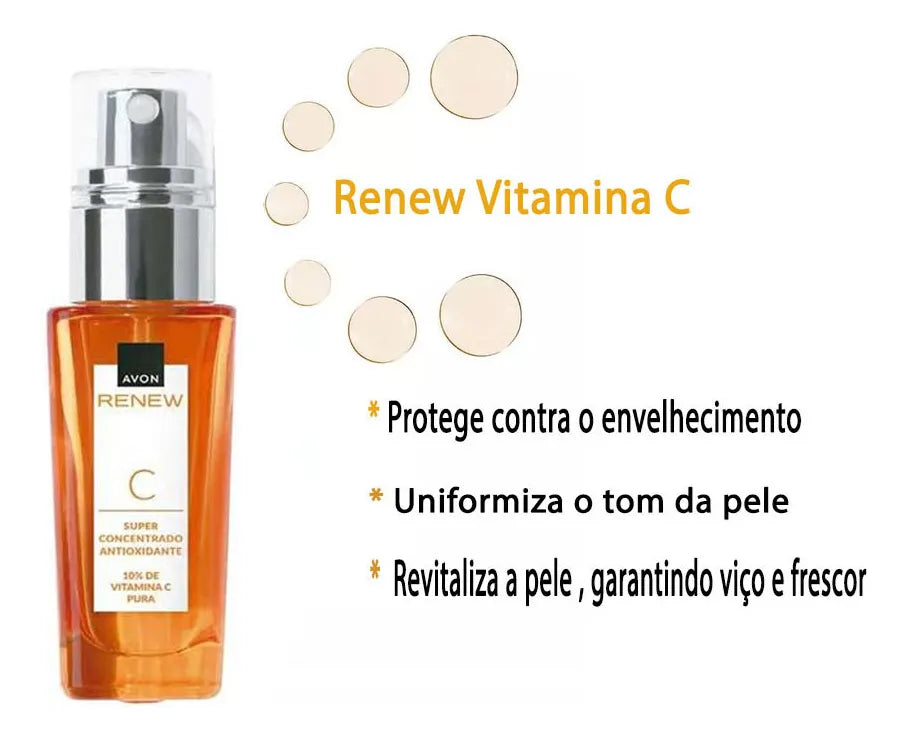 Kit Renew Concentrado De Hialurônico E Vitamina C