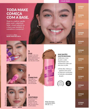 Base Em Bastão Matte Real FPS 20